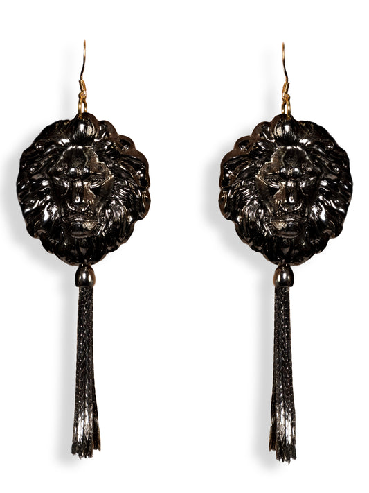 Fundanglers Black Lion earrings