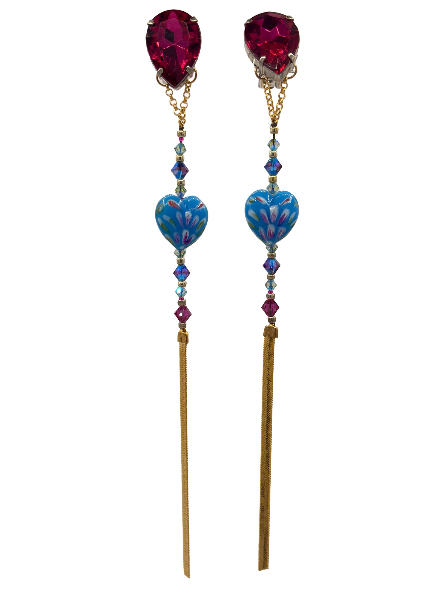 Blue Heart - Clip On